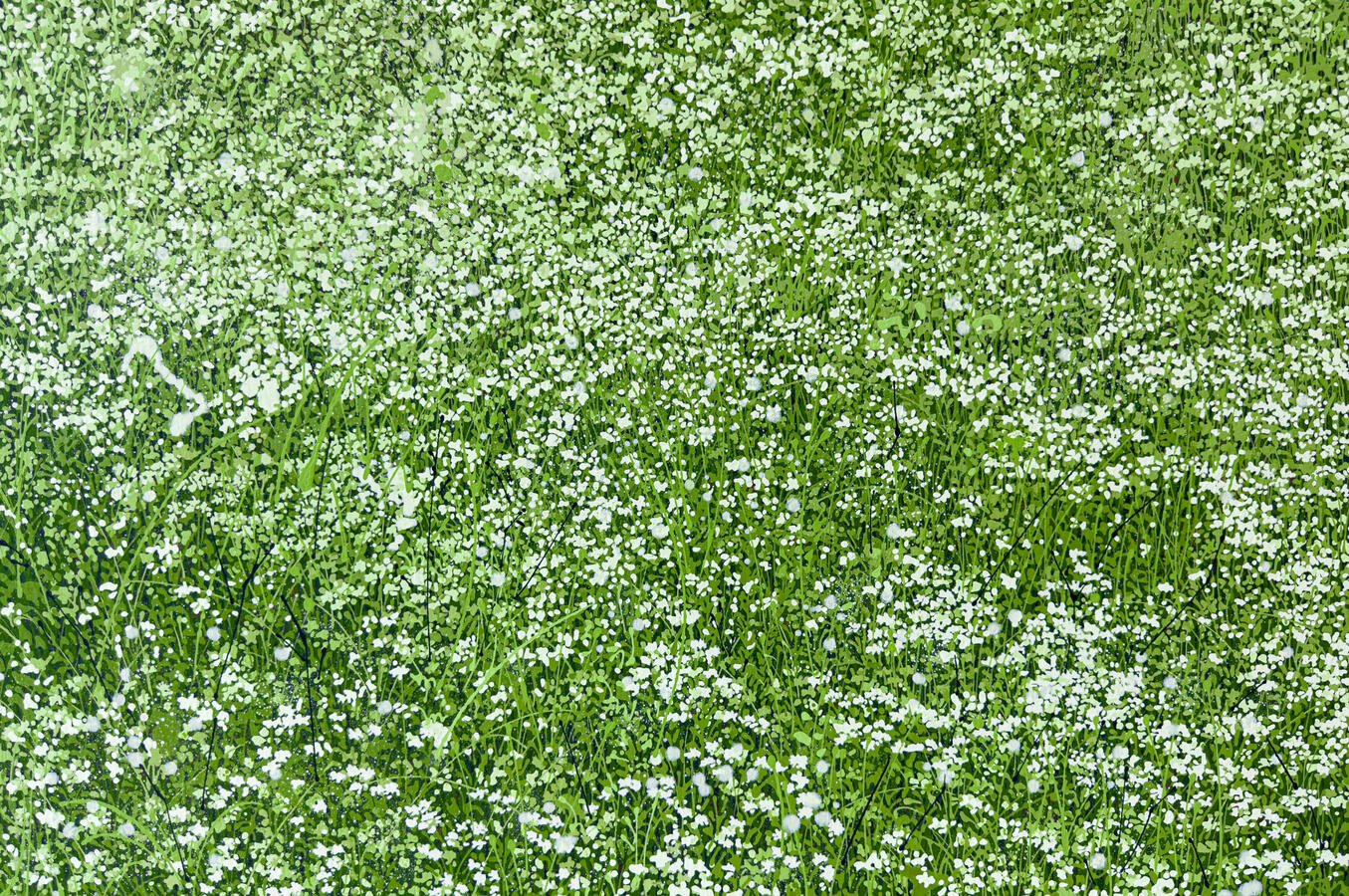 Little forest, 90x60.6, acrylic on canvas, 2023